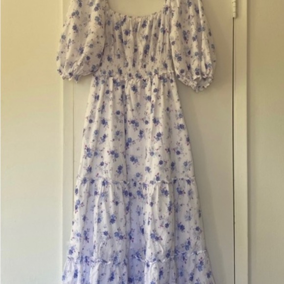 LoveShackFancy X Target  Gemma Puff Sleeve Maxi Dress size XS - Picture 4 of 5